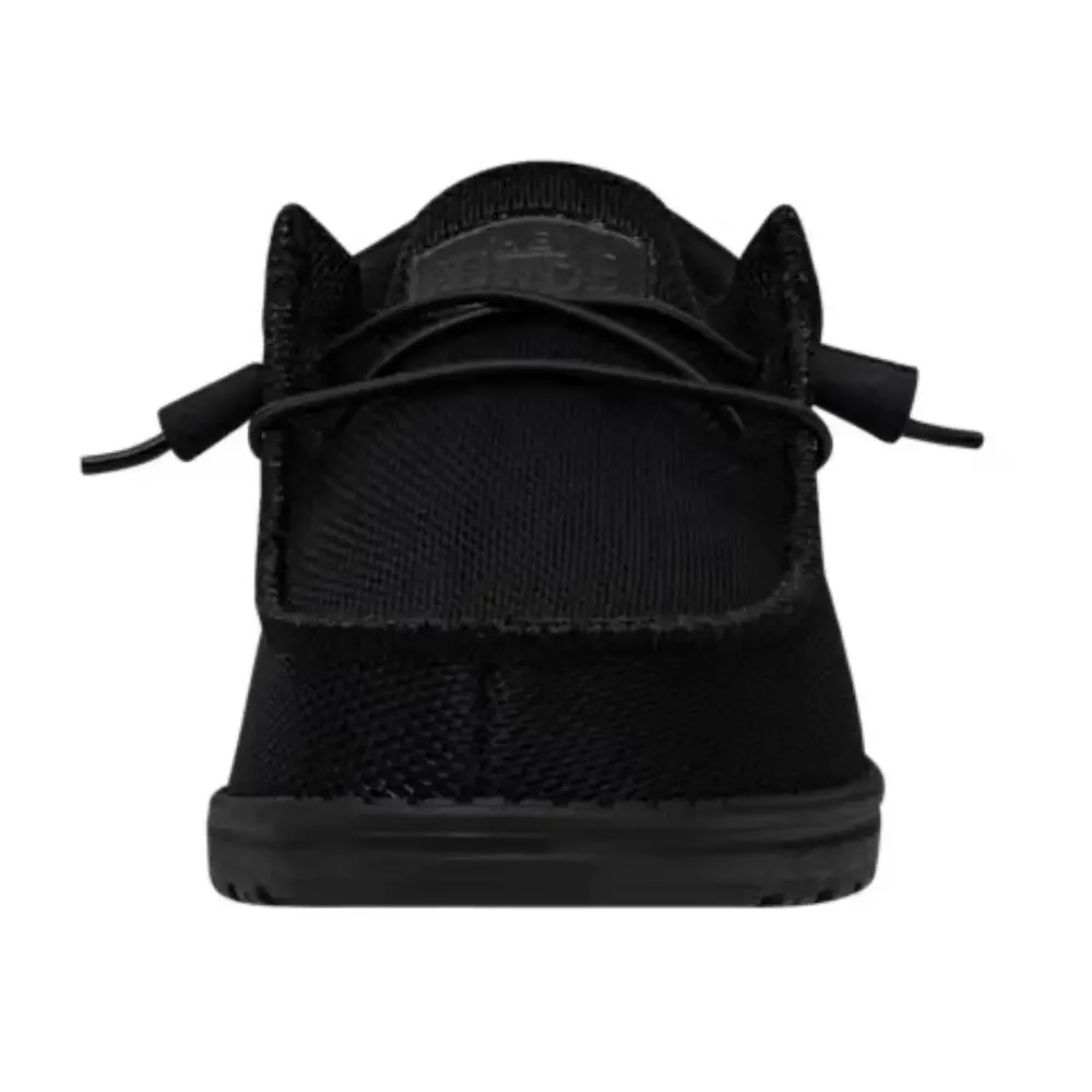 Hey Dude Wally Funk Mono 40011-0XS Men's 9 M Black Slip On Casual Shoes ZOGG3697